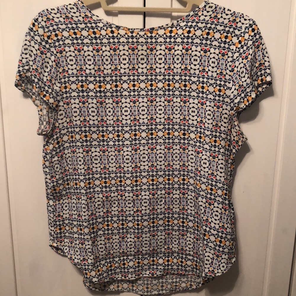 H&M short sleeve blouse: size 6
